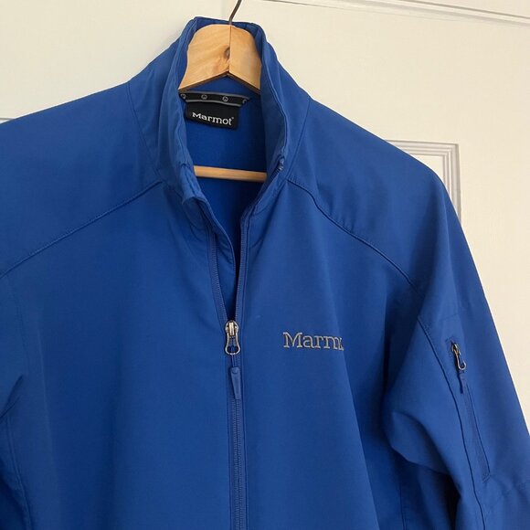 Marmot Men's Softshell Jacket in Royal Blue | Size Small - Picture 2 of 11